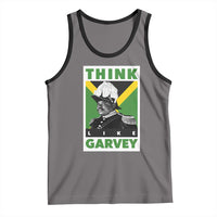 Pan Africanism Think Like Garvey Tank Top Marcus Garvey Jamaica Flag