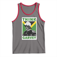 Pan Africanism Think Like Garvey Tank Top Marcus Garvey Jamaica Flag