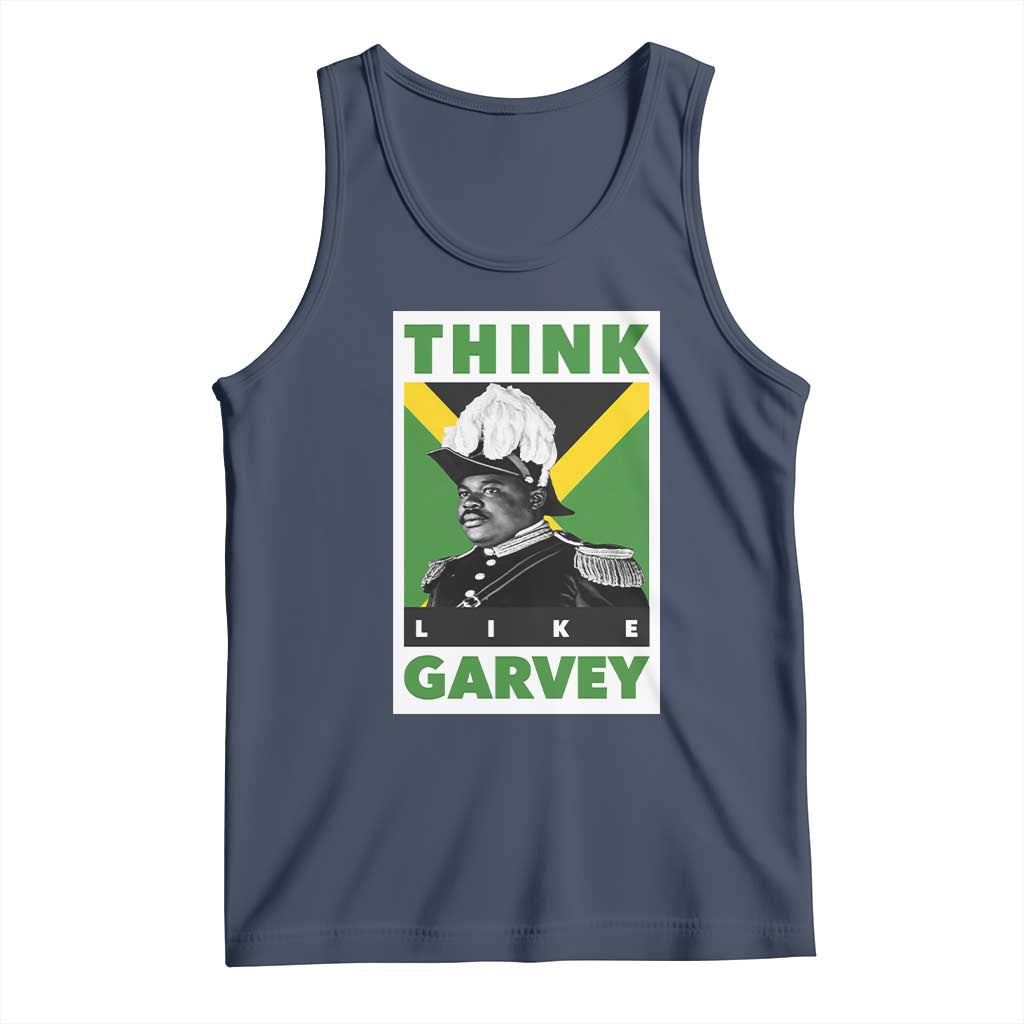 Pan Africanism Think Like Garvey Tank Top Marcus Garvey Jamaica Flag