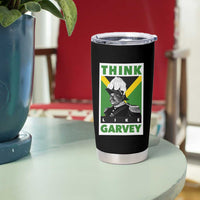 Pan Africanism Think Like Garvey Tumbler Cup Marcus Garvey Jamaica Flag