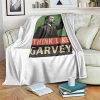 Think Like Garvey Throw Blanket Civil Rights Leader Gift