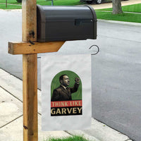 Think Like Garvey Garden Flag Civil Rights Leader Gift