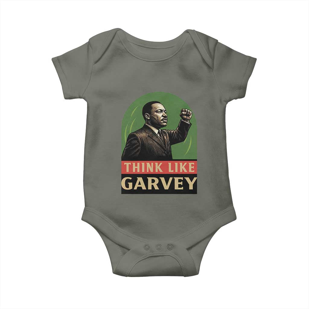 Think Like Garvey Baby Onesie Civil Rights Leader Gift