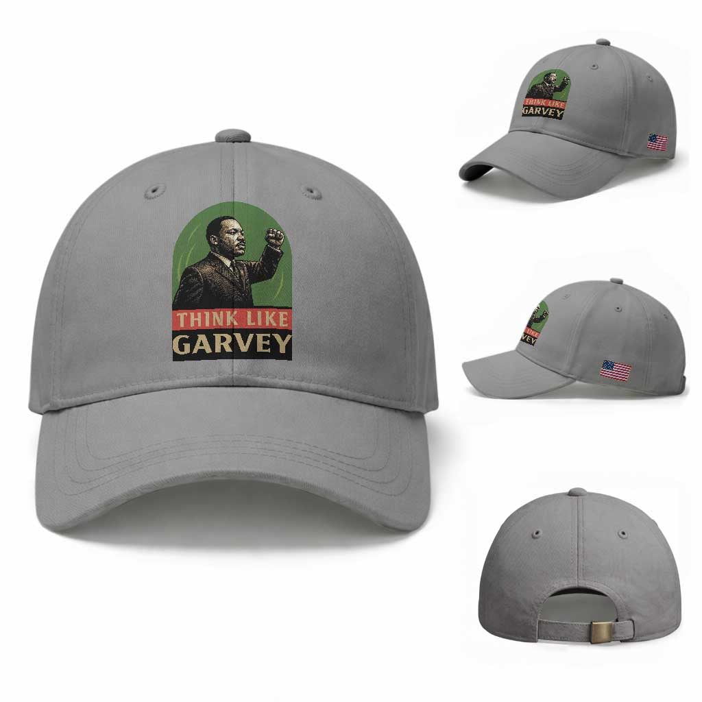 Think Like Garvey Baseball Cap Civil Rights Leader Gift