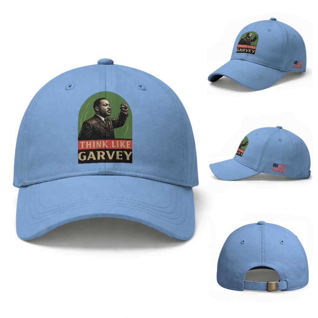 Think Like Garvey Baseball Cap Civil Rights Leader Gift