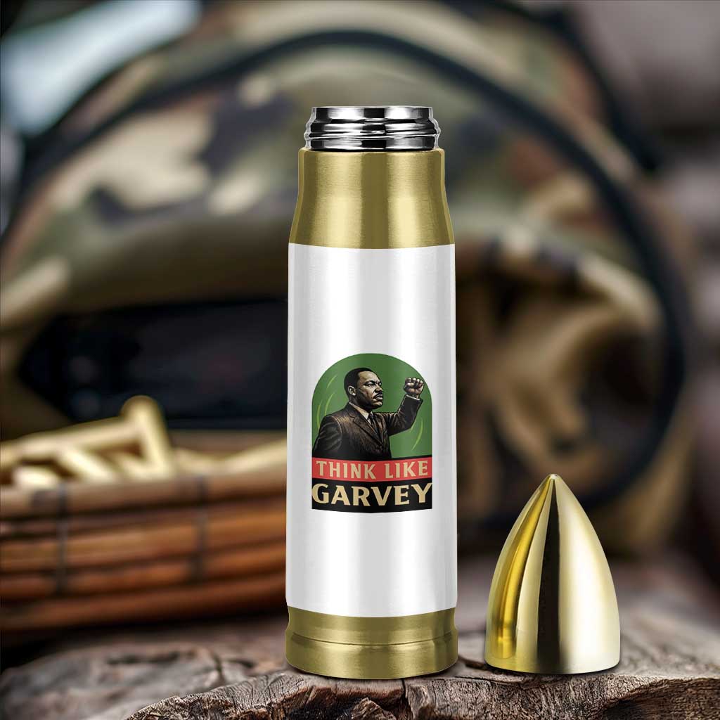 Think Like Garvey Bullet Tumbler Civil Rights Leader Gift