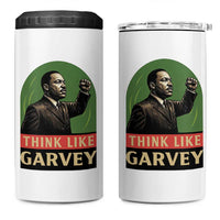 Think Like Garvey 4 in 1 Can Cooler Tumbler Civil Rights Leader Gift