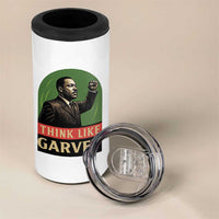 Think Like Garvey 4 in 1 Can Cooler Tumbler Civil Rights Leader Gift