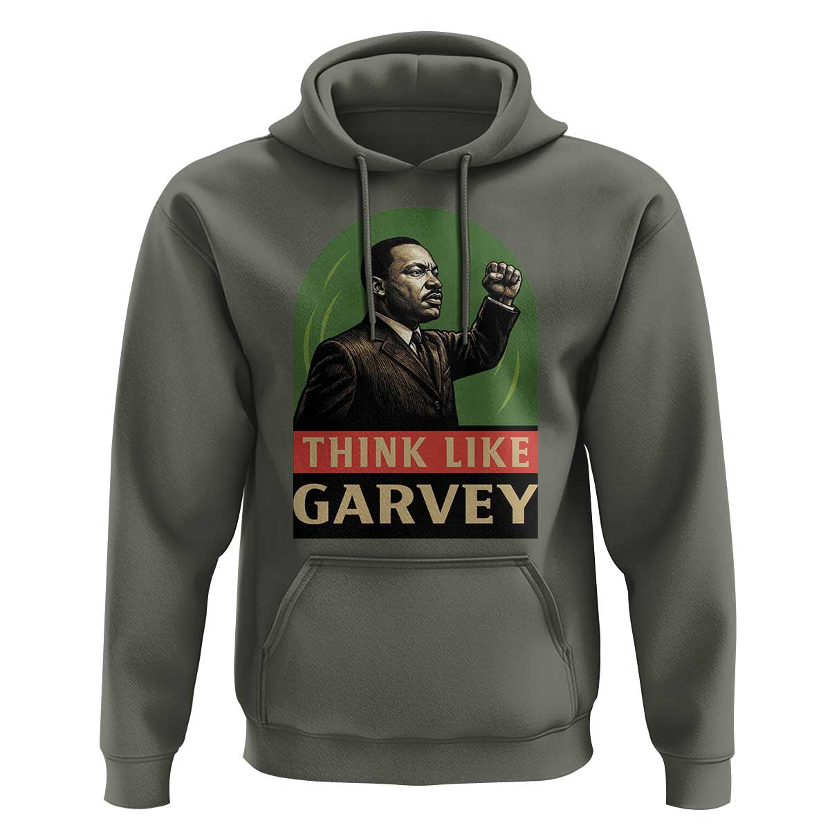 Think Like Garvey Hoodie Civil Rights Leader Gift