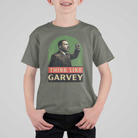 Think Like Garvey T Shirt For Kid Civil Rights Leader Gift