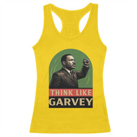 Think Like Garvey Racerback Tank Top Civil Rights Leader Gift