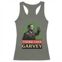 Think Like Garvey Racerback Tank Top Civil Rights Leader Gift