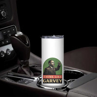 Think Like Garvey Skinny Tumbler Civil Rights Leader Gift