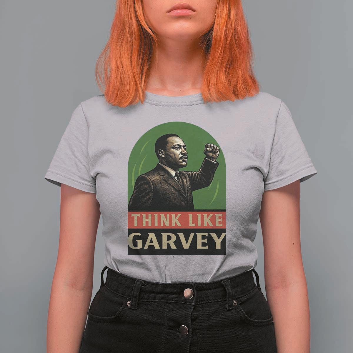 Think Like Garvey T Shirt For Women Civil Rights Leader Gift