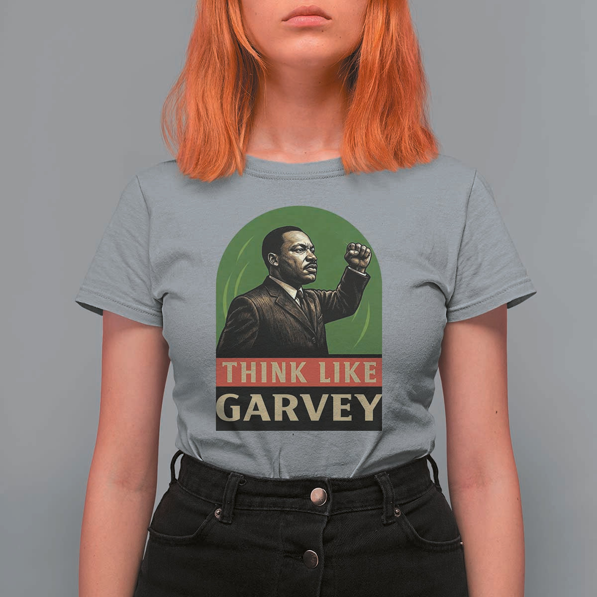 Think Like Garvey T Shirt For Women Civil Rights Leader Gift