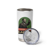 Think Like Garvey Tumbler Cup Civil Rights Leader Gift