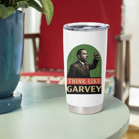 Think Like Garvey Tumbler Cup Civil Rights Leader Gift