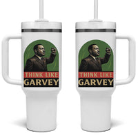 Think Like Garvey Tumbler With Handle Civil Rights Leader Gift