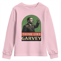 Think Like Garvey Youth Sweatshirt Civil Rights Leader Gift