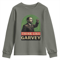 Think Like Garvey Youth Sweatshirt Civil Rights Leader Gift