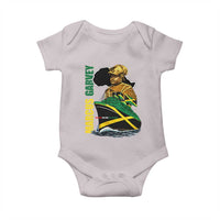 Marcus Garvey Jamaica Pride Baby Onesie One God One Aim One Destiny