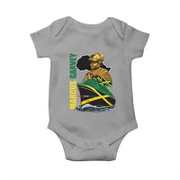 Marcus Garvey Jamaica Pride Baby Onesie One God One Aim One Destiny