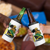 Marcus Garvey Jamaica Pride 4 in 1 Can Cooler Tumbler One God One Aim One Destiny
