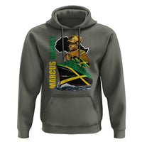 Marcus Garvey Jamaica Pride Hoodie One God One Aim One Destiny