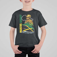 Marcus Garvey Jamaica Pride T Shirt For Kid One God One Aim One Destiny