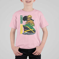 Marcus Garvey Jamaica Pride T Shirt For Kid One God One Aim One Destiny