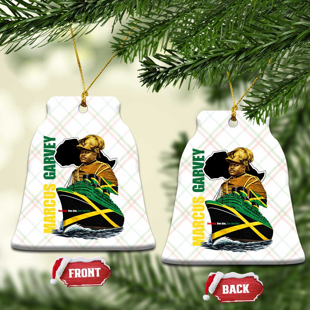 Marcus Garvey Jamaica Pride Ceramic Ornament One God One Aim One Destiny