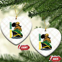 Marcus Garvey Jamaica Pride Ceramic Ornament One God One Aim One Destiny