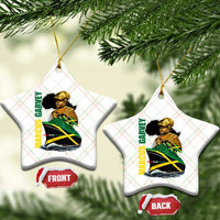 Marcus Garvey Jamaica Pride Ceramic Ornament One God One Aim One Destiny