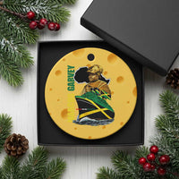 Marcus Garvey Jamaica Pride Ceramic Ornament One God One Aim One Destiny