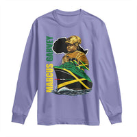 Marcus Garvey Jamaica Pride Long Sleeve Shirt One God One Aim One Destiny