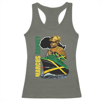 Marcus Garvey Jamaica Pride Racerback Tank Top One God One Aim One Destiny