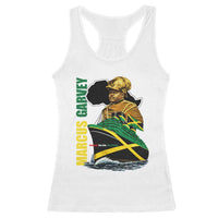 Marcus Garvey Jamaica Pride Racerback Tank Top One God One Aim One Destiny