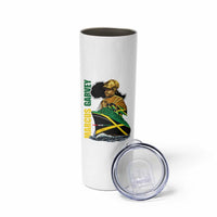 Marcus Garvey Jamaica Pride Skinny Tumbler One God One Aim One Destiny