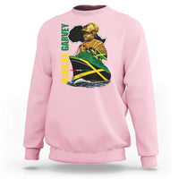 Marcus Garvey Jamaica Pride Sweatshirt One God One Aim One Destiny