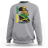 Marcus Garvey Jamaica Pride Sweatshirt One God One Aim One Destiny