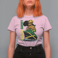 Marcus Garvey Jamaica Pride T Shirt For Women One God One Aim One Destiny