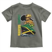Marcus Garvey Jamaica Pride Toddler T Shirt One God One Aim One Destiny