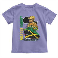 Marcus Garvey Jamaica Pride Toddler T Shirt One God One Aim One Destiny