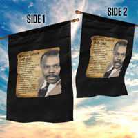 Marcus Garvey Garden Flag Strong Black History Leader