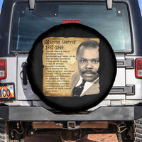 Marcus Garvey Spare Tire Cover Strong Black History Leader