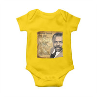 Marcus Garvey Baby Onesie Strong Black History Leader