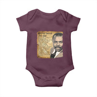 Marcus Garvey Baby Onesie Strong Black History Leader
