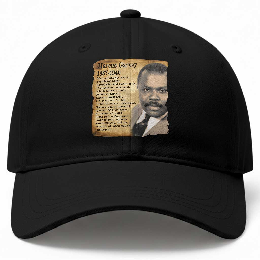 Marcus Garvey Baseball Cap Strong Black History Leader