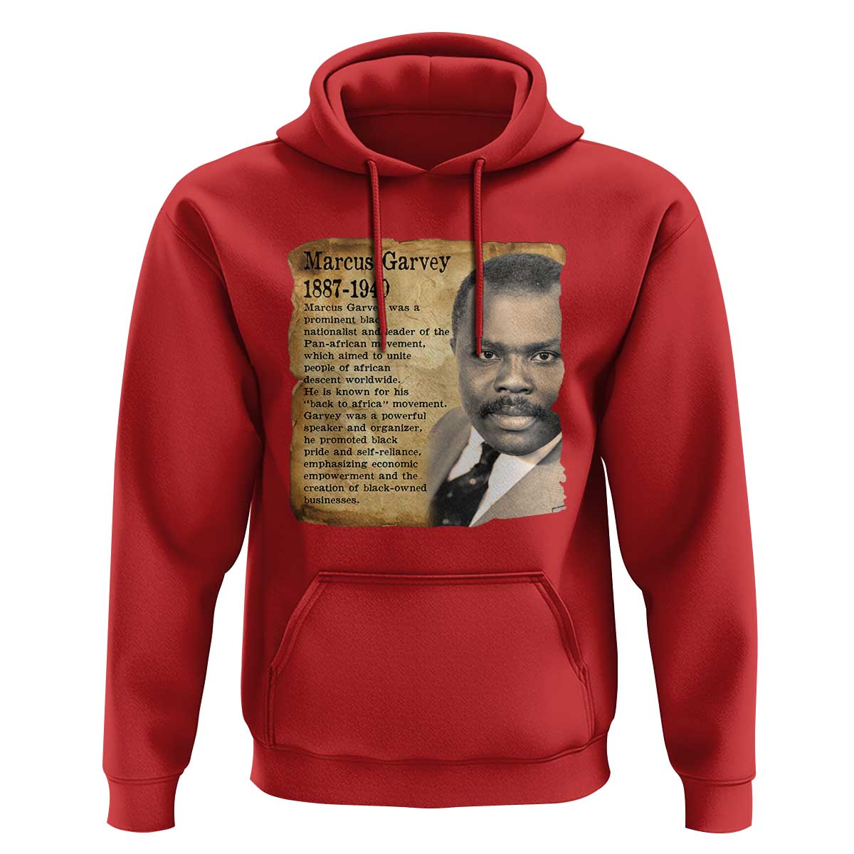Marcus Garvey Hoodie Strong Black History Leader