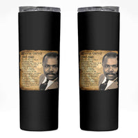 Marcus Garvey Skinny Tumbler Strong Black History Leader